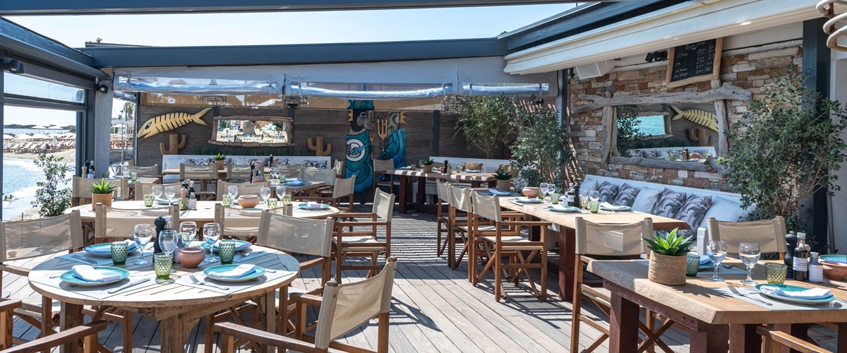 Le Wyc Plage, restaurante de playa en Sainte-Maxime