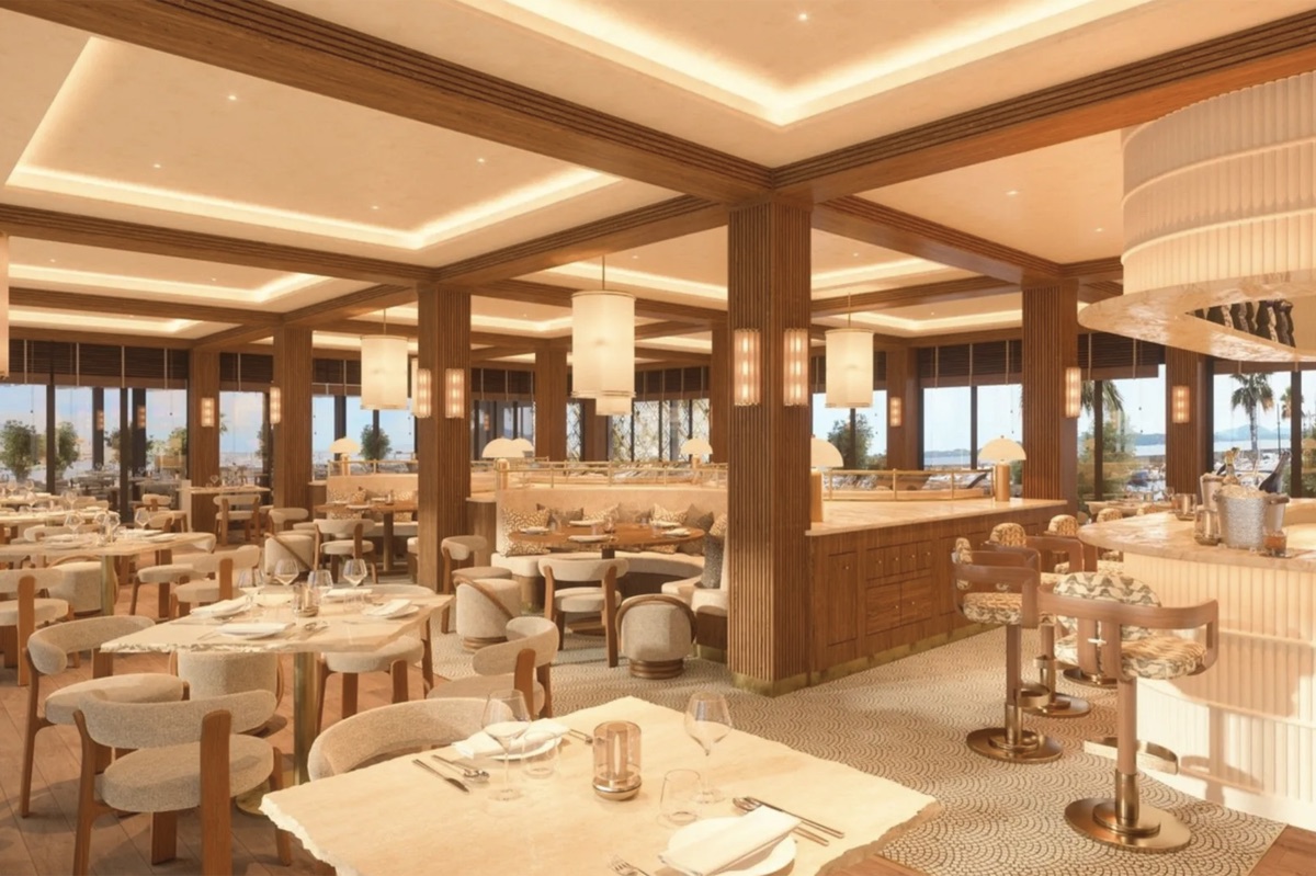 L'Amiral, restaurante en el puerto de Sainte-Maxime