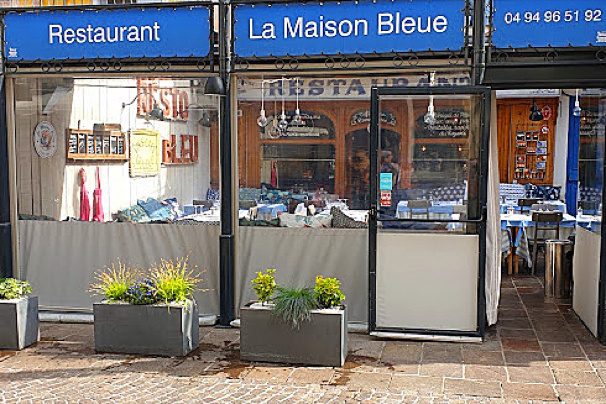 La Maison Bleue, restaurante familiar en Sainte-Maxime